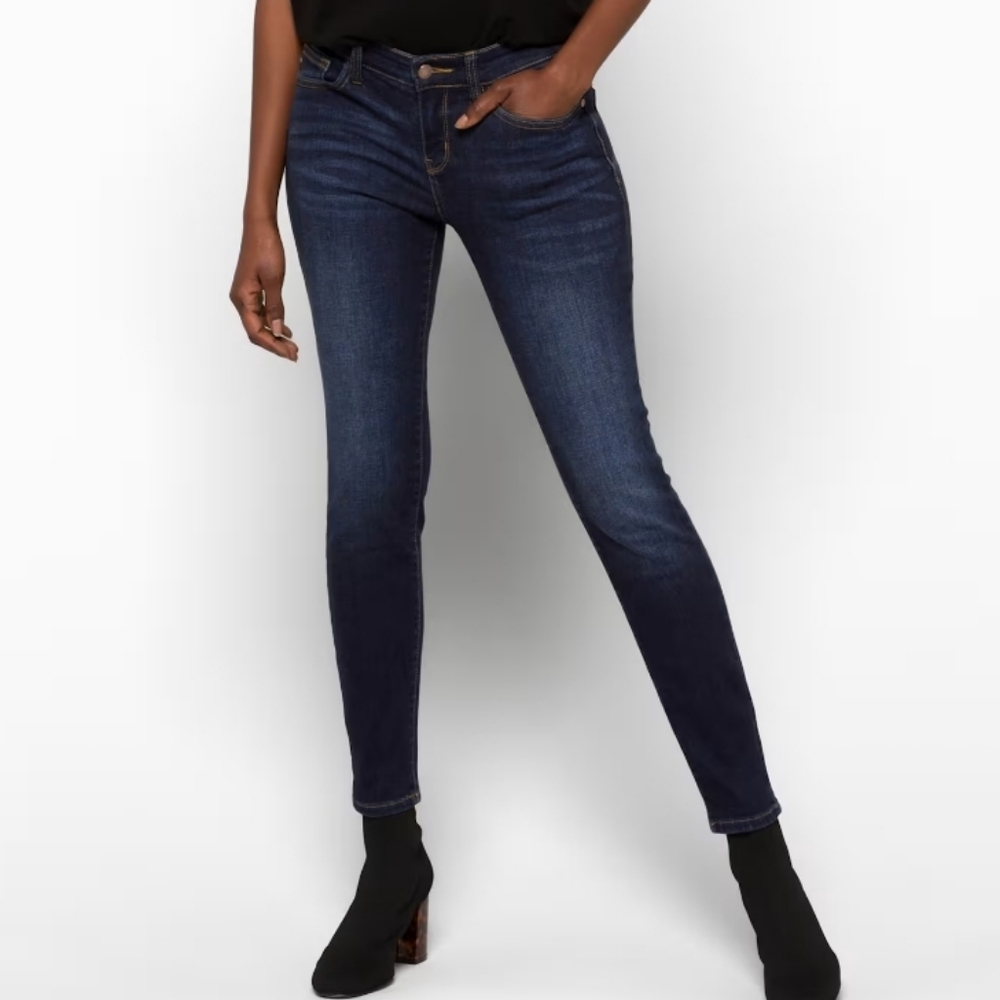 Judy Blue Womens Deep Indigo Skinny Jeans Size 5/27 Inseam 29"